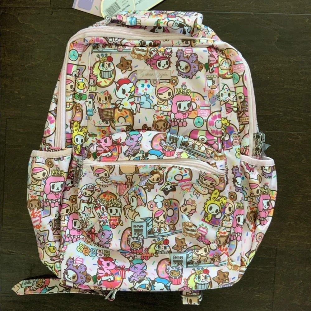JuJuBe x Tokidoki Donutella Sweet Shop 2.0 Backpack NWT - Picture 3 of 8
